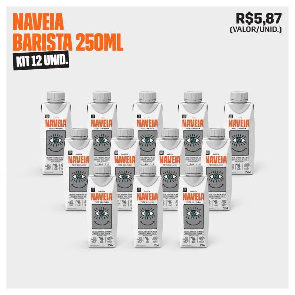 Imagem de Kit 12x Bebida Vegetal Naveia Barista 250ml