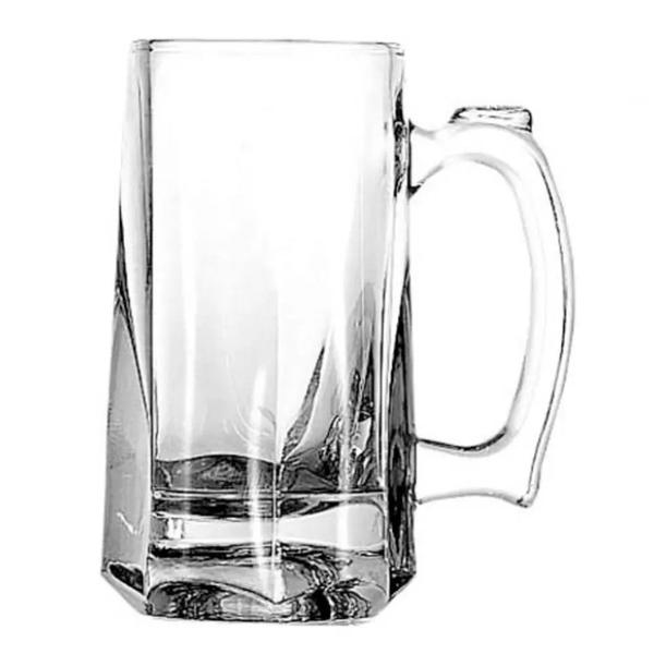 Imagem de Kit 12x Caneca De Vidro P/ Chopp 0 Grau 380ml