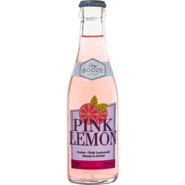 Kit 12X Drink Pronto Easy Booze Vodka+Pink Lemon 200Ml Imagem de Kit 12X Drink Pronto Easy Booze Vodka+Pink Lemon 200Ml