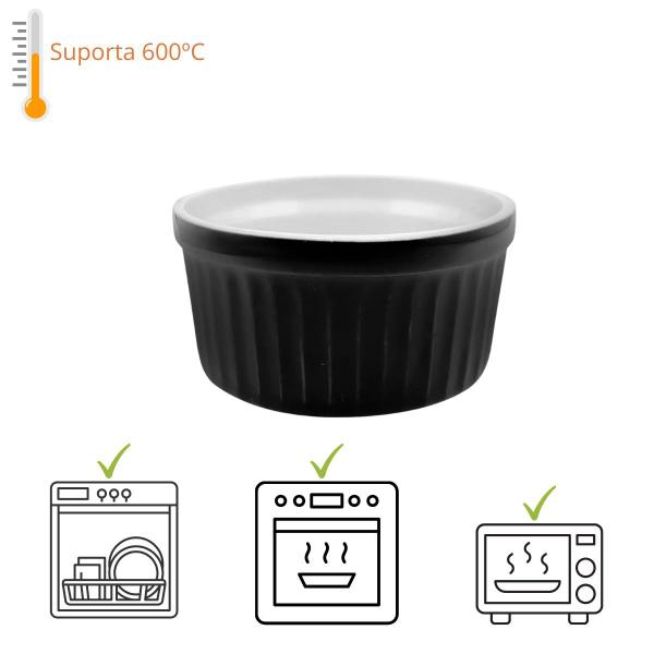 Imagem de Kit 12x Ramekin Porcelana 40ml Colorido Finger Food Buffet