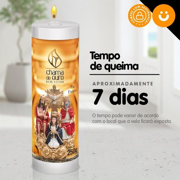 Imagem de Kit 12x Vela De 7 Dias Oração Religiosa - Pai Eterno