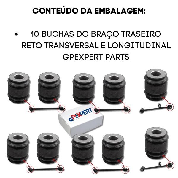 Imagem de Kit 14 buchas suspensão traseira duster oroch captur 2012 2013 2014 2015 2016 2017 2018 2019 2020 2021 2022 2023 2024