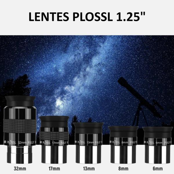 Kit 14 Peças Ocular E Filtros Para Telescópio Plossl 1.25" + Maleta - Neewer Imagem de Kit 14 Peças Ocular E Filtros Para Telescópio Plossl 1.25" + Maleta