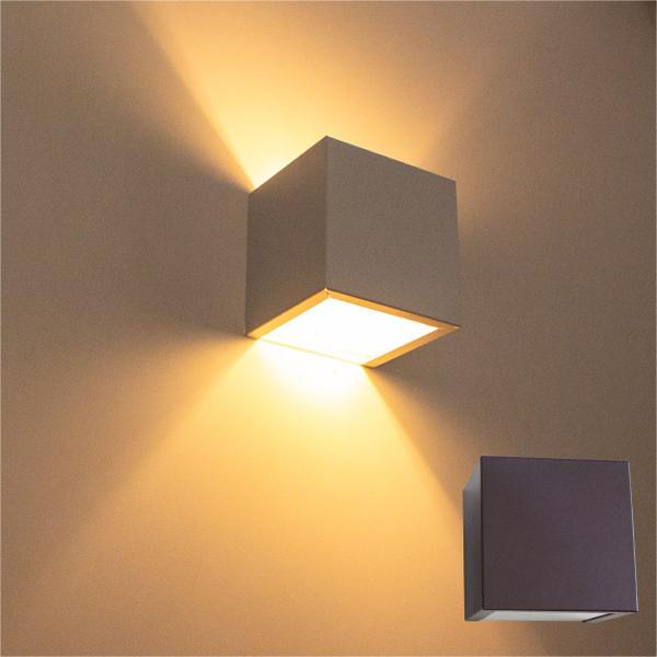 Imagem de KIT 15 Arandela 2 Fachos Slim Marrom + LED G9 5w 3000K Luminária Externa ou Interna St397