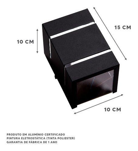 Kit 15 Arandelas 2 Foco E 2 Friso Externa Parede Muro Ar1510 - IDEALLUME Imagem de Kit 15 Arandelas 2 Foco E 2 Friso Externa Parede Muro Ar1510