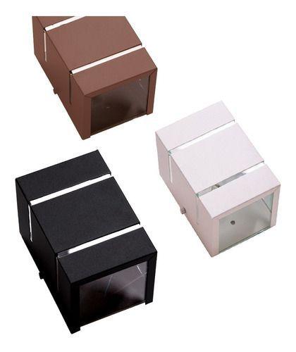 Kit 15 Arandelas 2 Foco E 2 Friso Externa Parede Muro Ar1510 - IDEALLUME Imagem de Kit 15 Arandelas 2 Foco E 2 Friso Externa Parede Muro Ar1510