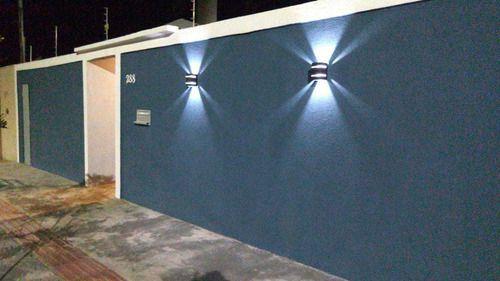 Kit 15 Arandelas 2 Foco E 2 Friso Externa Parede Muro Ar1510 - IDEALLUME Imagem de Kit 15 Arandelas 2 Foco E 2 Friso Externa Parede Muro Ar1510