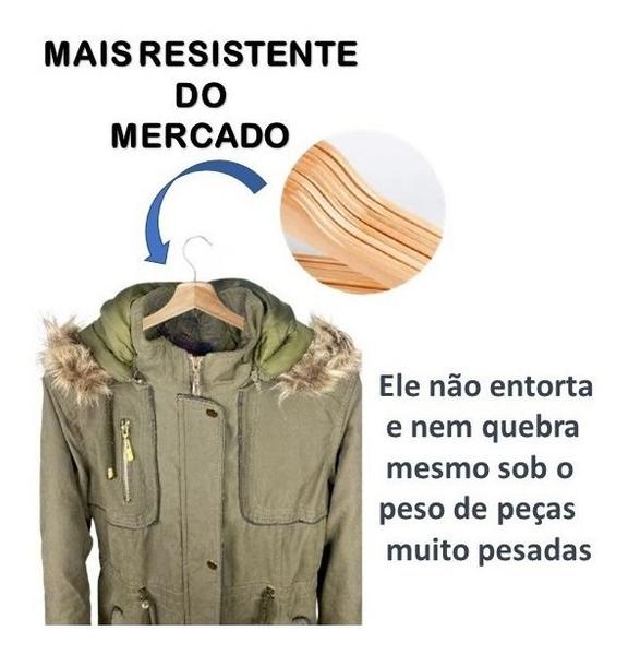 Kit 15 Cabides reforçados adulto Madeira Marfim Atacado - Wincy Imagem de Kit 15 Cabides reforçados adulto Madeira Marfim Atacado