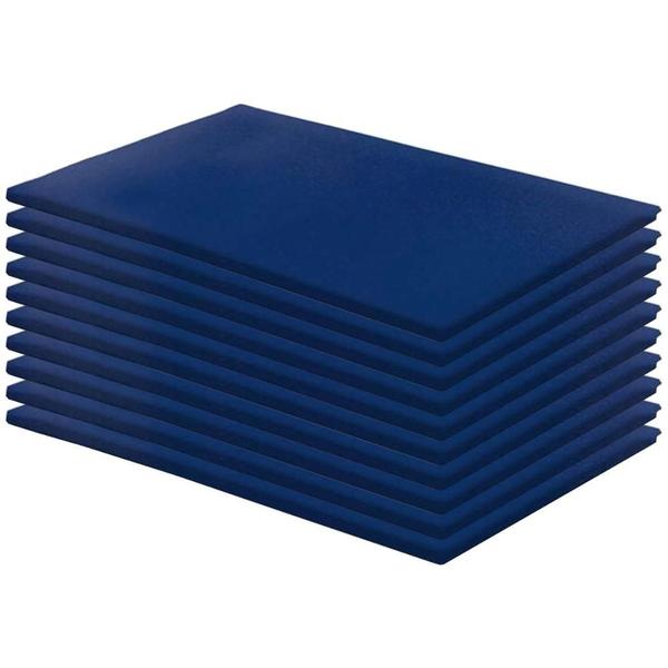 Imagem de Kit 15 Colchonetes Academia 90x40x3 D28 Azul RG Colchões