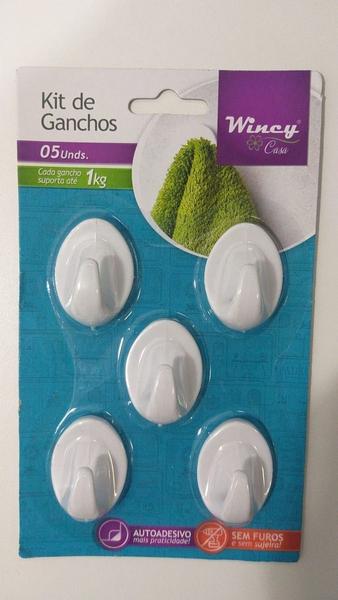 Kit 15 Gancho de Parede Resistente Adesivo Suporta até 1 Kg - Wincy Imagem de Kit 15 Gancho de Parede Resistente Adesivo Suporta até 1 Kg