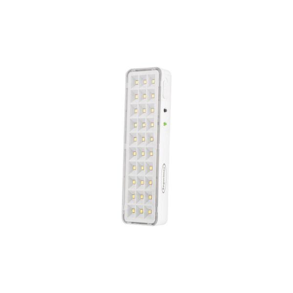 Imagem de Kit 15 Iluminação Luminaria De Emergencia 30 Leds Super Slim