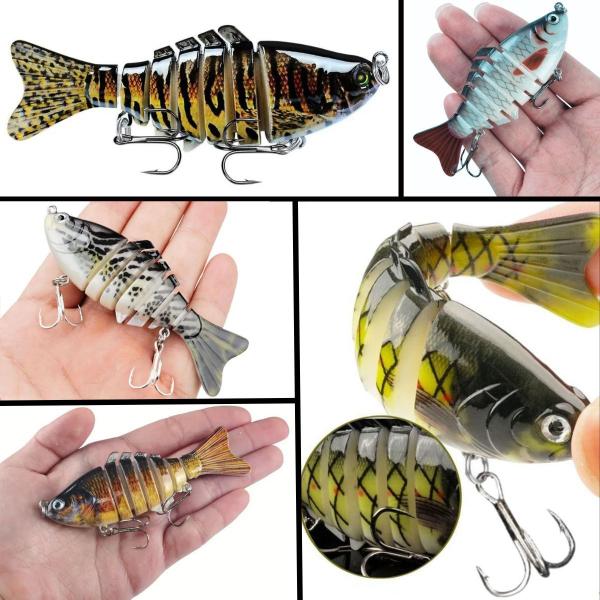 Imagem de Kit 15 iscas Artificiais Hélice, 6 sessões, soft shad