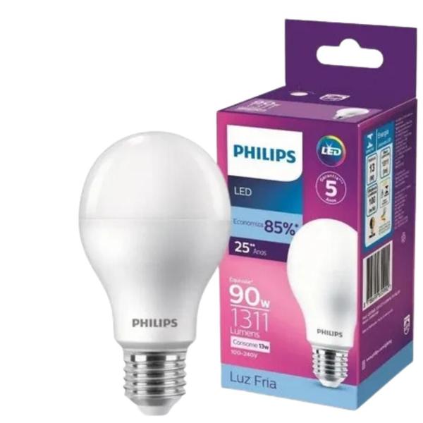 Imagem de Kit 15 Lâmpada Led Bulbo 13W 1311Lm Bivolt Philips