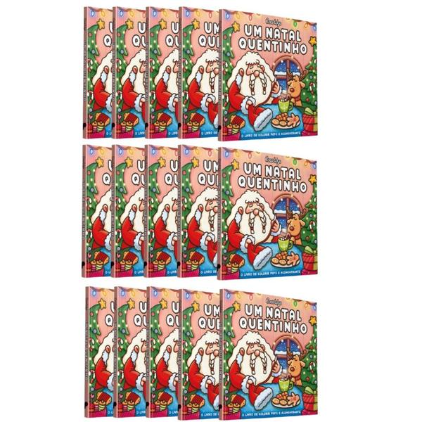 Imagem de Kit 15 livros: um natal quentinho - o livro de colorir fofo e aconchegante