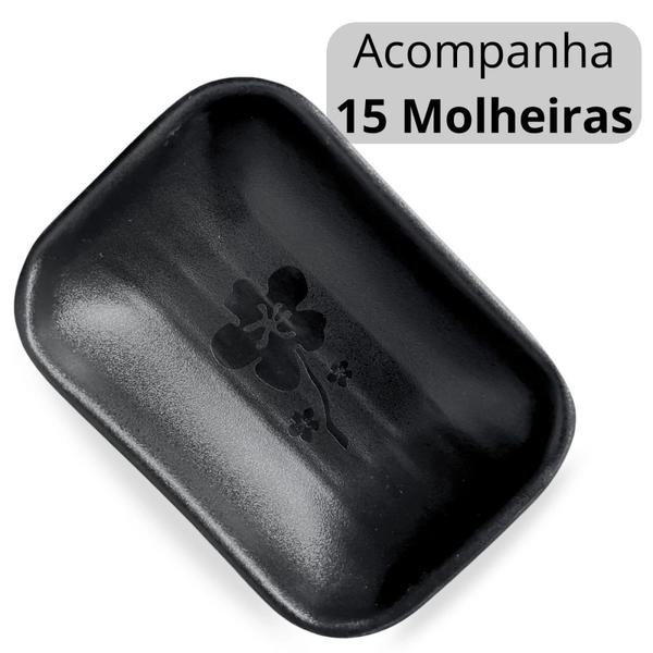 Kit 15 Molheiras para Molho Shoyu Tare 50 Ml Kanpai Comida Japonesa Sushi Oriental em Melamina / Plastico Bestfer Imagem de Kit 15 Molheiras para Molho Shoyu Tare 50 Ml Kanpai Comida Japonesa Sushi Oriental em Melamina / Plastico Bestfer