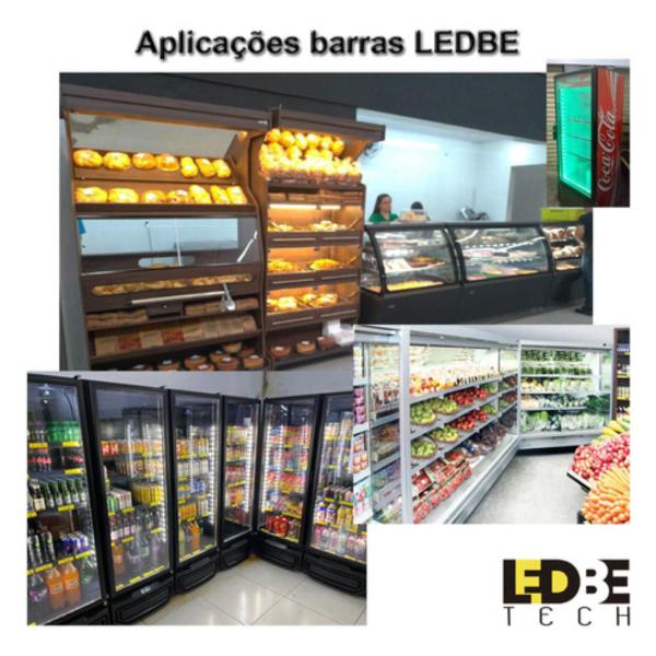 Imagem de Kit 15 Peças Barra Led Régua Multiuso Freezer 7w Ip67 430mm