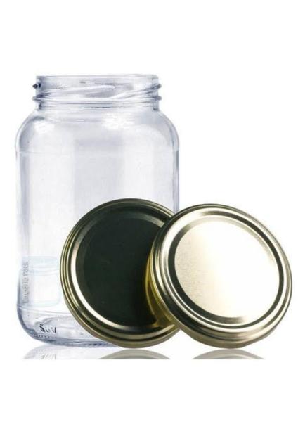 Kit 15 Potes De Vidro 600Ml Para Conserva Com Tampa Dourada - Joimar Embalagens Imagem de Kit 15 Potes De Vidro 600Ml Para Conserva Com Tampa Dourada