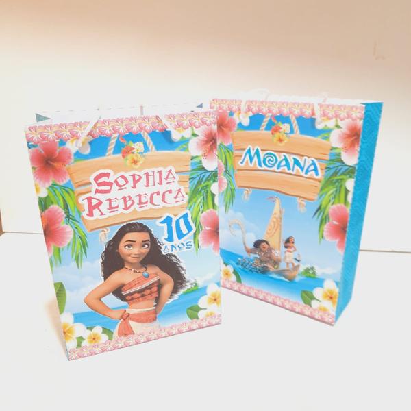 Imagem de Kit 15 sacolinha  Personalizada Moana