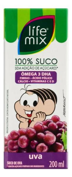 Imagem de Kit 15 Sucos Life Mix Kids Turma Da Mônica Sabores Sortidos