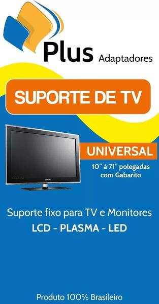 Imagem de Kit 15 Suporte Tv Fixo Lcd Led Plasma Universal