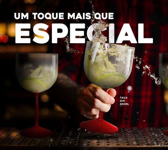 Imagem de Kit 15 taças para gin drink cristal acrilico 550ml