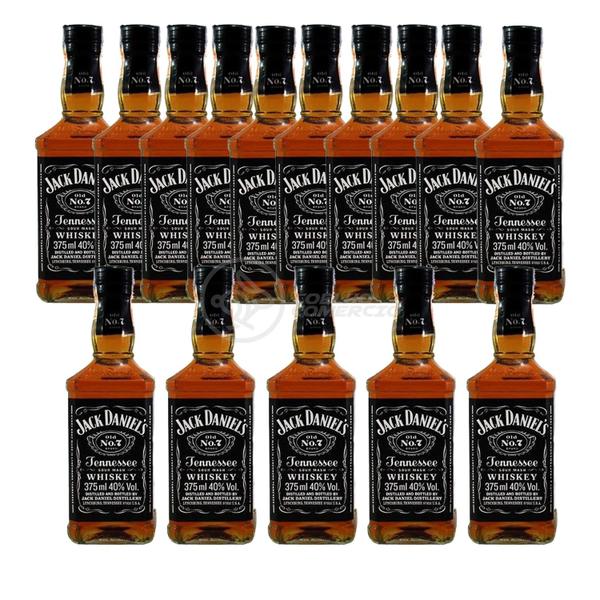 Imagem de Kit 15 Whisky Jack Daniel'S Old No.1 Original 375ml Uísque Padrinhos Casamento