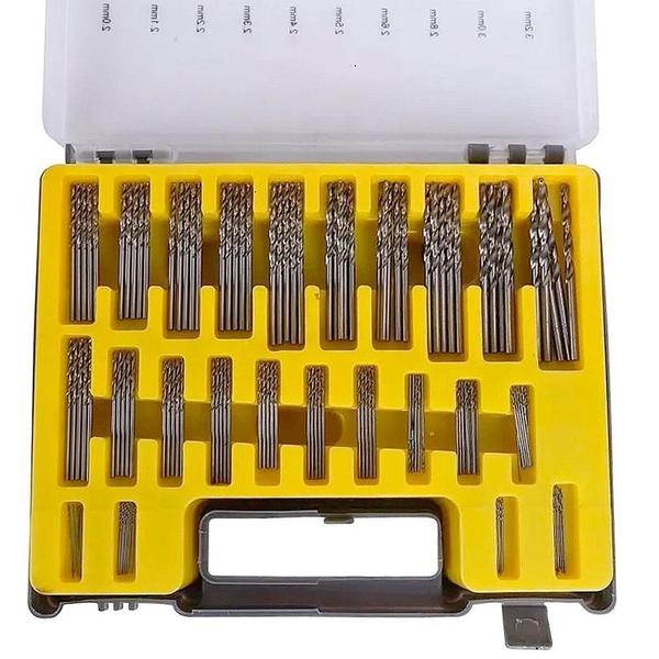 Imagem de Kit 150 Brocas De Precisao Para Micro Retificas 0.4 A 3.2Mm