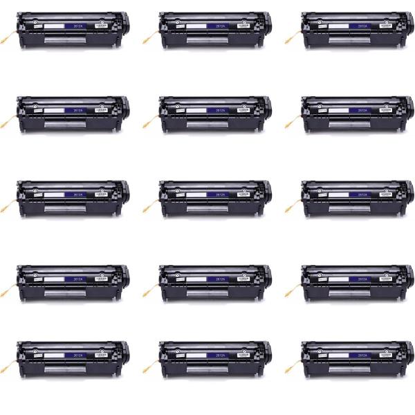 Imagem de Kit 15x Toner Compatível Q2612a 12a 1010 1015 1020 3050 I 2K