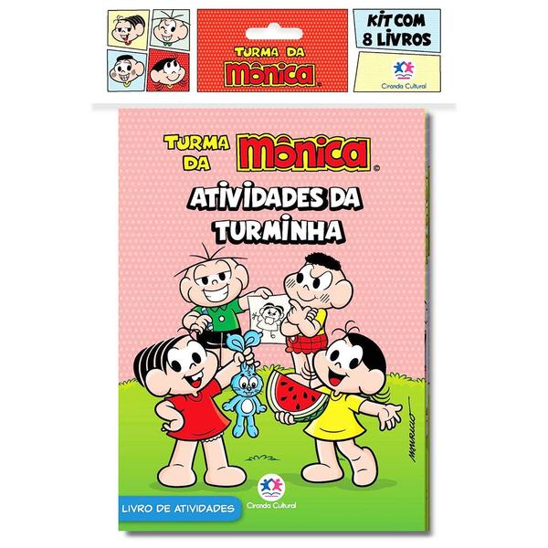 Imagem de Kit 16 Livros Turma da Monica Atividades Histórias Colorir