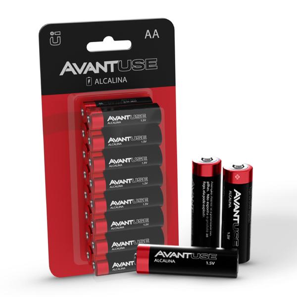 Kit 16 Pilhas Alcalina Pequena AA 1.5v Cod: 408030014 Avant Use