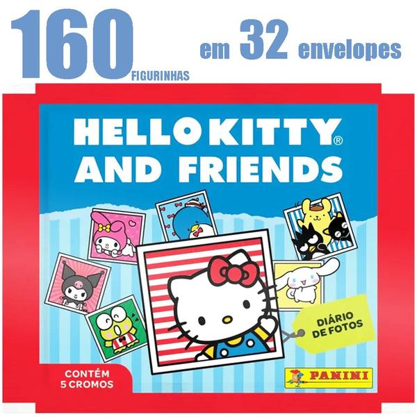 Kit 160 Figurinhas Hello Kitty And Friends My Melody Kuromi