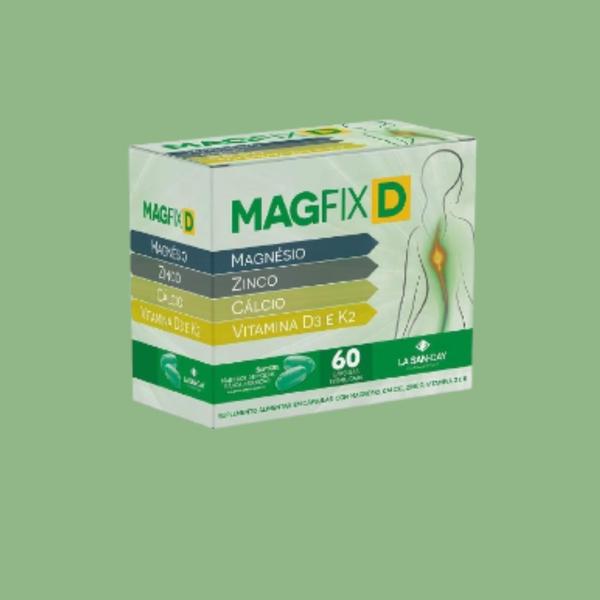 Imagem de Kit 16x Suplemento Magfix D Com 60 Cápsulas - La San Day