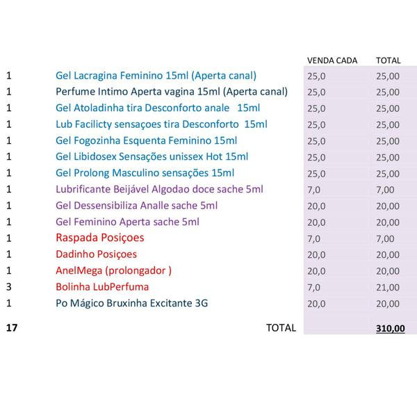 Imagem de Kit 17 Produtos Funcional Uso Pessoal Ou Revenda