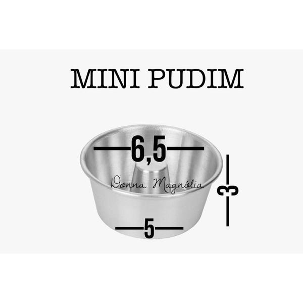 Imagem de Kit 18 Forma Forminha Assadeira Mini Pudim Quindim F79