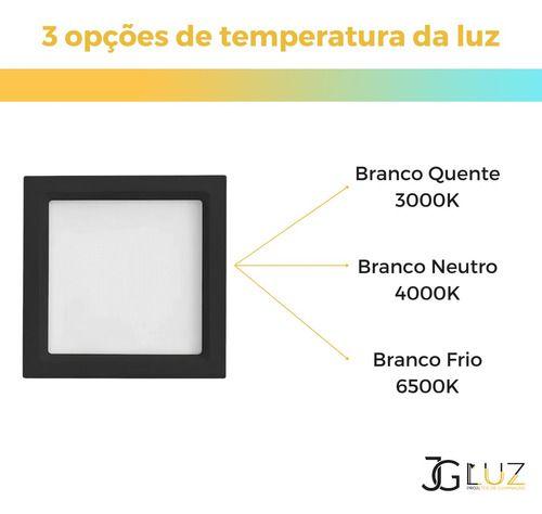 Imagem de Kit 18 Painel Plafon Luminária 18w Embutir Led 18w Bivolt