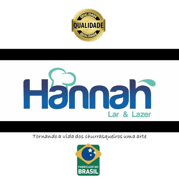 Imagem de Kit 18 Pçs Espeto Churrasco Alumínio Duplo Quadrado Reforçado Cabo Madeira ou Cabo Alumínio  Vários Tamanhos - Hannah - 