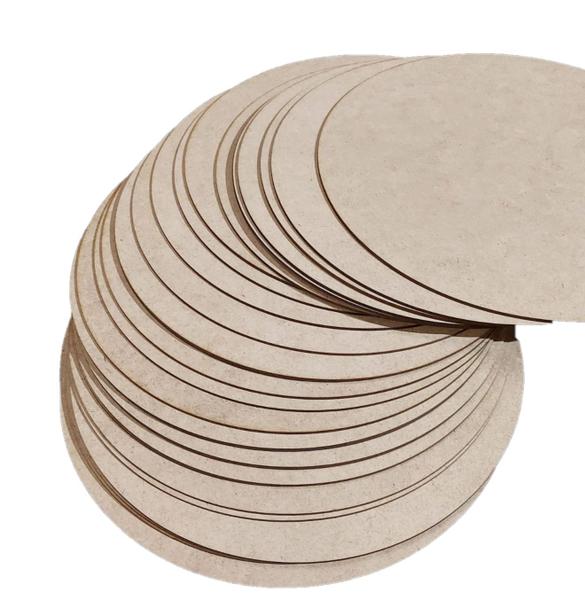 Imagem de Kit 18 Souplat Conjunto De Mesa Posta Americano Supla Decoração Buffet Mdf Liso Acabamento 35 cm Liso