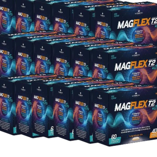 Imagem de Kit 18x Magflex T2 Ultra 40mg Com 60 Cápsulas - La San Day