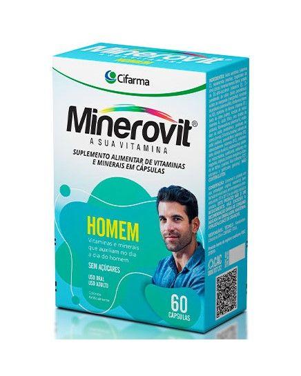 Imagem de Kit 18x Suplemento Minerovit Homem 60 Cáp - Cifarma