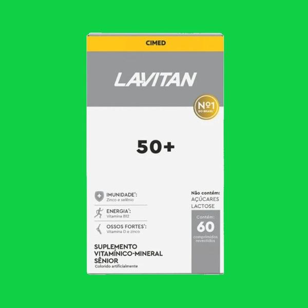 Imagem de Kit 18x Vitamina Lavitan 50+ Sênior 60 Comprimidos - CIMED