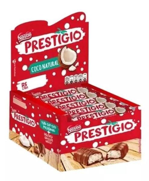 Kit 1cx Chocolate Prestígio + 1cx Chokito C/30un - Nestlé Imagem de Kit 1cx Chocolate Prestígio + 1cx Chokito C/30un - Nestlé