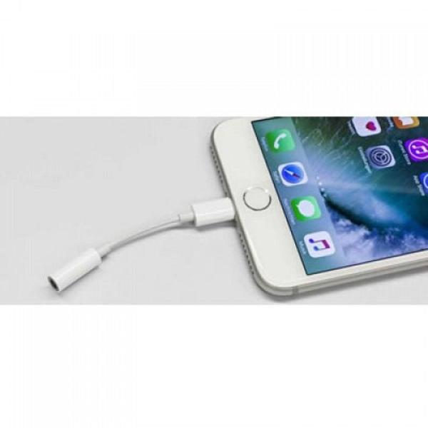 Imagem de Kit 2 Adaptador Fone Ouvido P2 Femea X Lightning Para Iphone