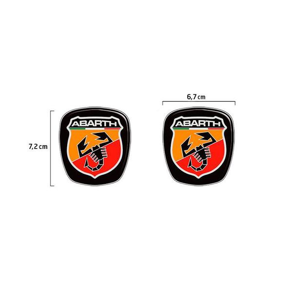 Imagem de Kit 2 Adesivos Emblemas Abarth Fiat Novo Palio