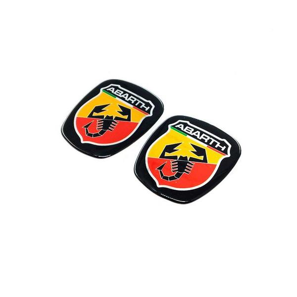 Imagem de Kit 2 Adesivos Emblemas Fiat Bravo Abarth 2010 Até 2016