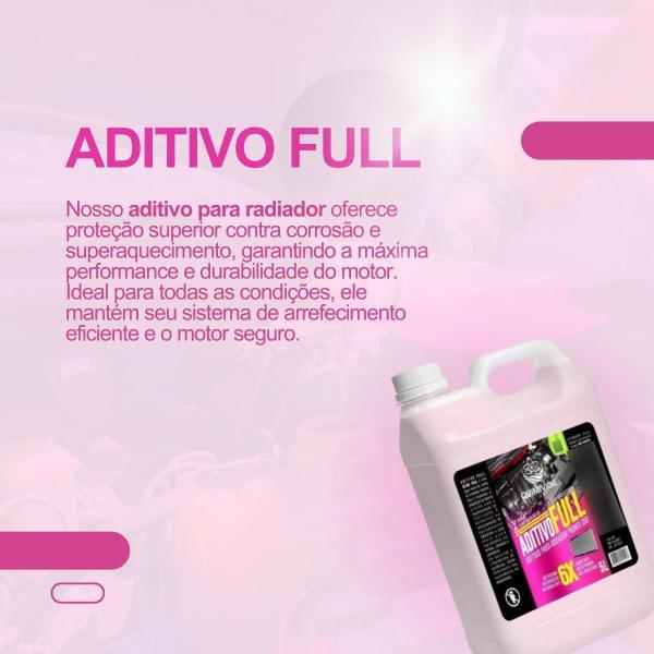 Imagem de Kit 2 Aditivo Radiador Rosa Pronto Uso 5L - Quimivida