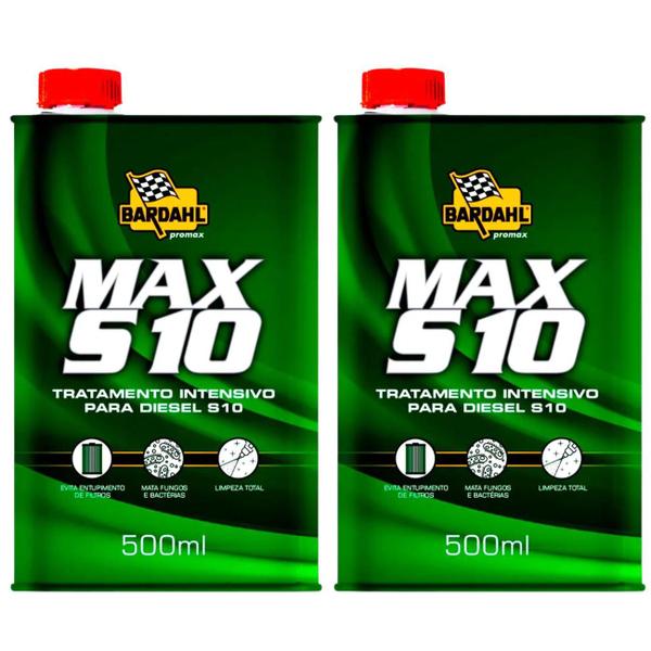 KIt 2 Aditivos para motor MAX S10 500mL - Bardahl - Bardahl KIt 2 Aditivos para motor MAX S10 500mL - Bardahl - Bardahl