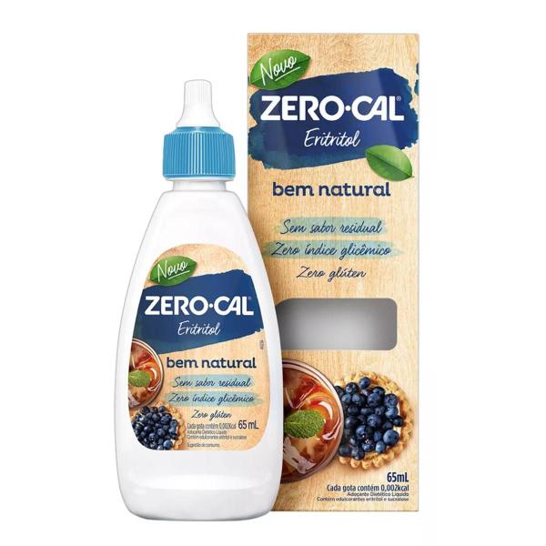 Imagem de Kit 2 Adoçante Líquido Eritritol Zero Cal 65ml