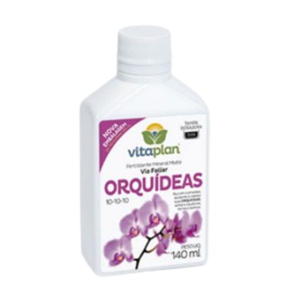 Imagem de Kit 2 Adubo Fertilizante Para Orquídeas Mineral Líquido Concentrado 140 ml - Vitaplan