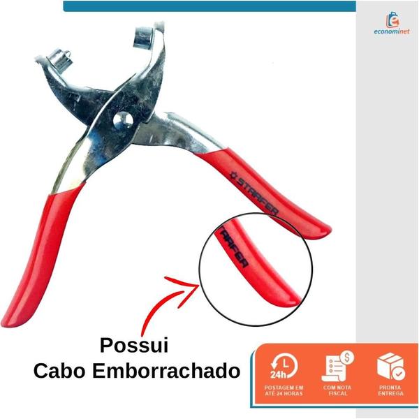 Imagem de Kit 2 Alicate Para Ilhos Cintos Bolsas Calças Com 200 Ilhoses