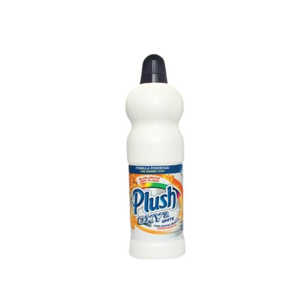 Imagem de Kit 2 Alvejante Sem Cloro Plush Oxy2 White Manchas Sanol 1L